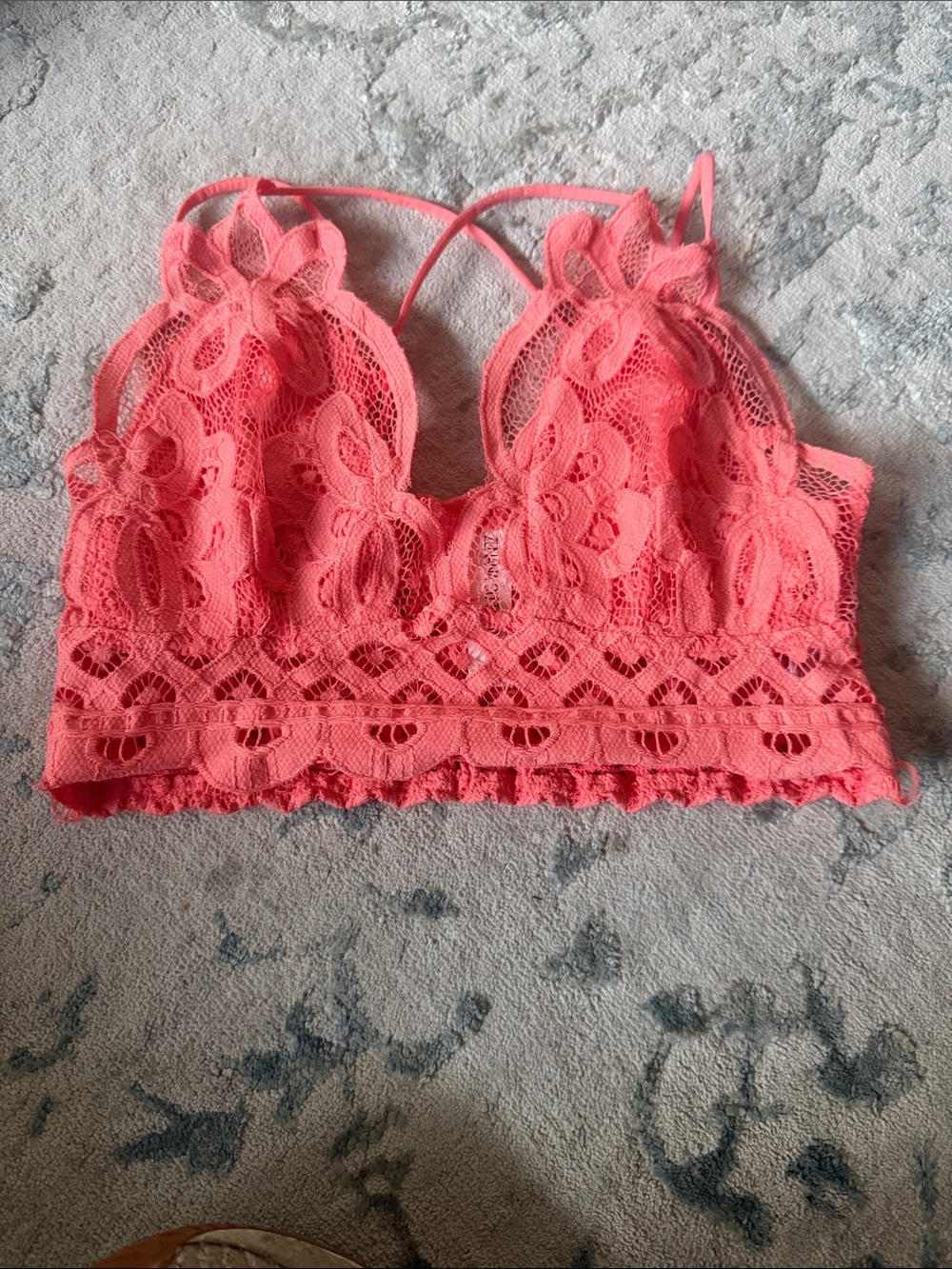 Zenana Outfitters Coral Lace Bralette